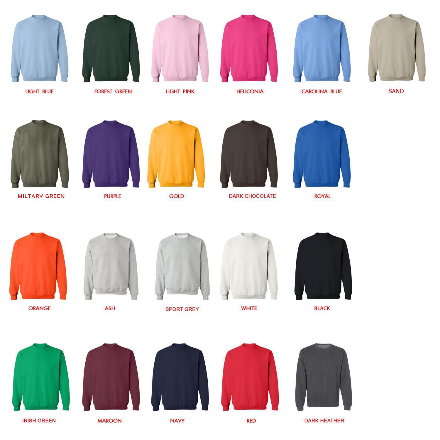sweatshirt color chart - Attack On Titan UK Shop
