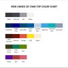 tank top color chart - Attack On Titan UK Shop
