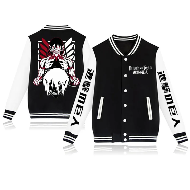 Attack on Titan Horor Titan Baseball Jacket