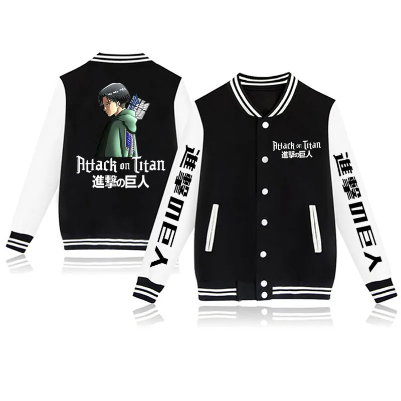 New Attack on Titan Baseball Jacket