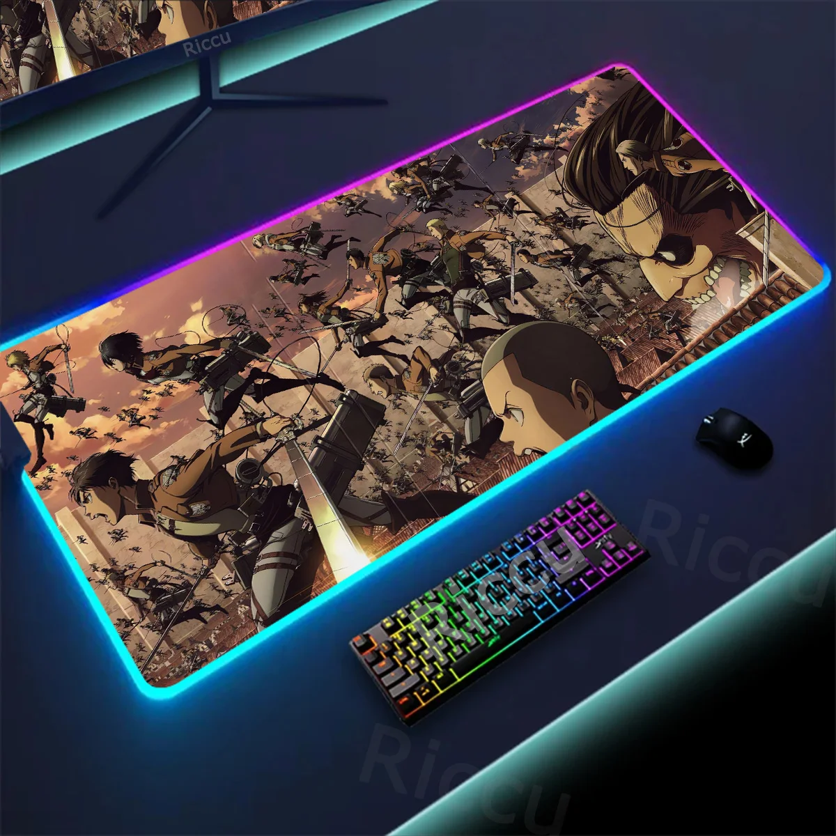 Attack On Titan Retro Mouse Pad