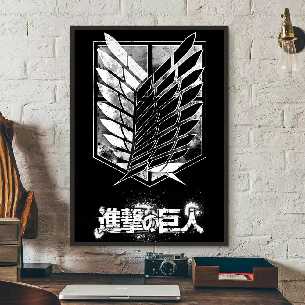 Attack On Titan Vintage Logo Wall Art
