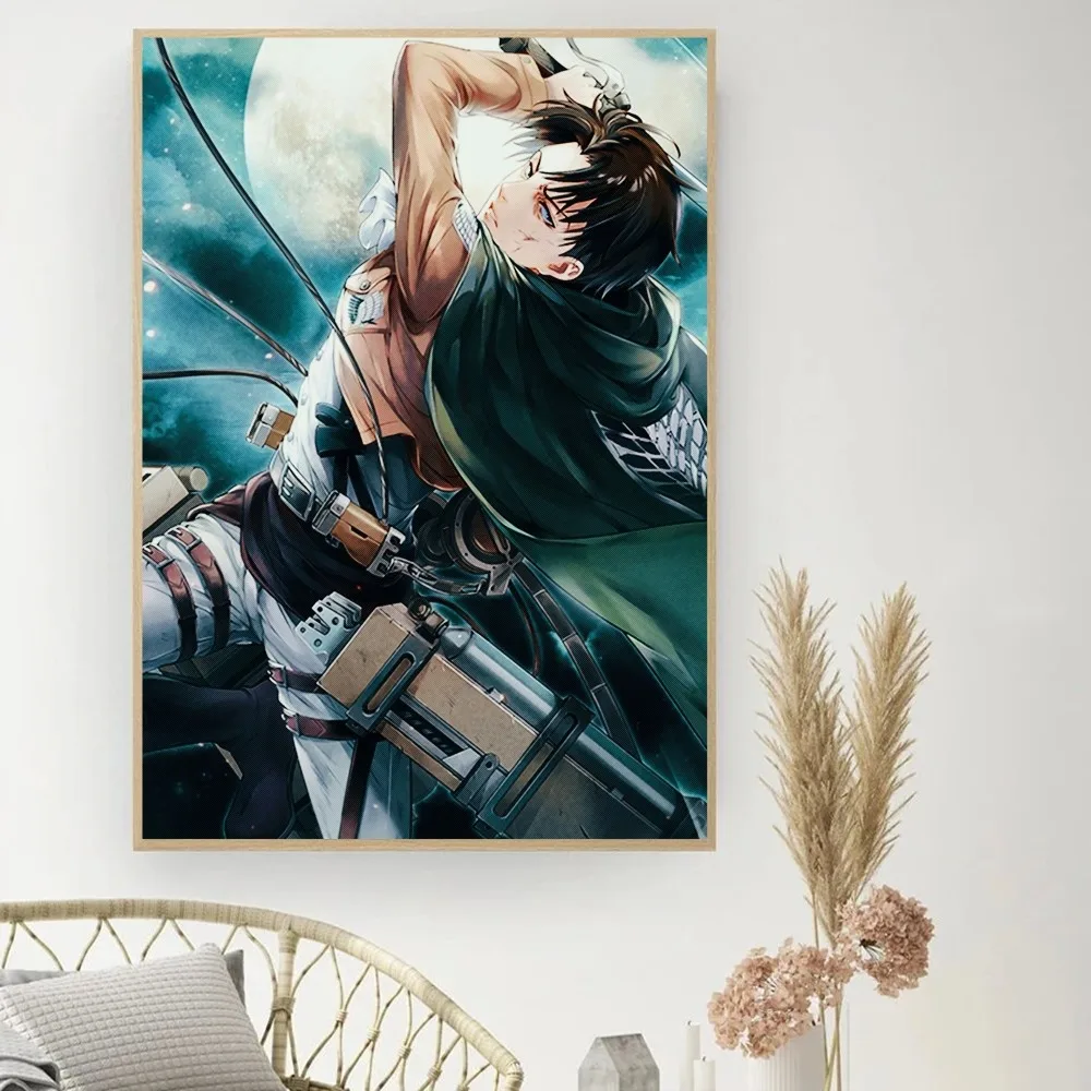 Anime Attack on Titan Levi Characters Wall Art