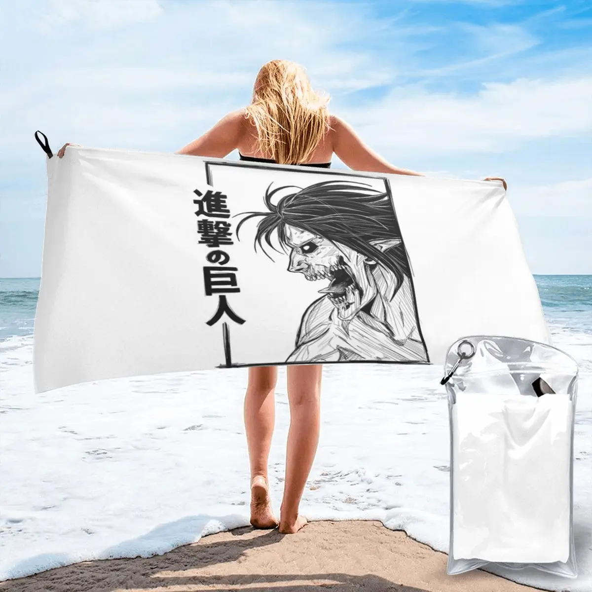 Attack On Titan Basic Beach Towel
