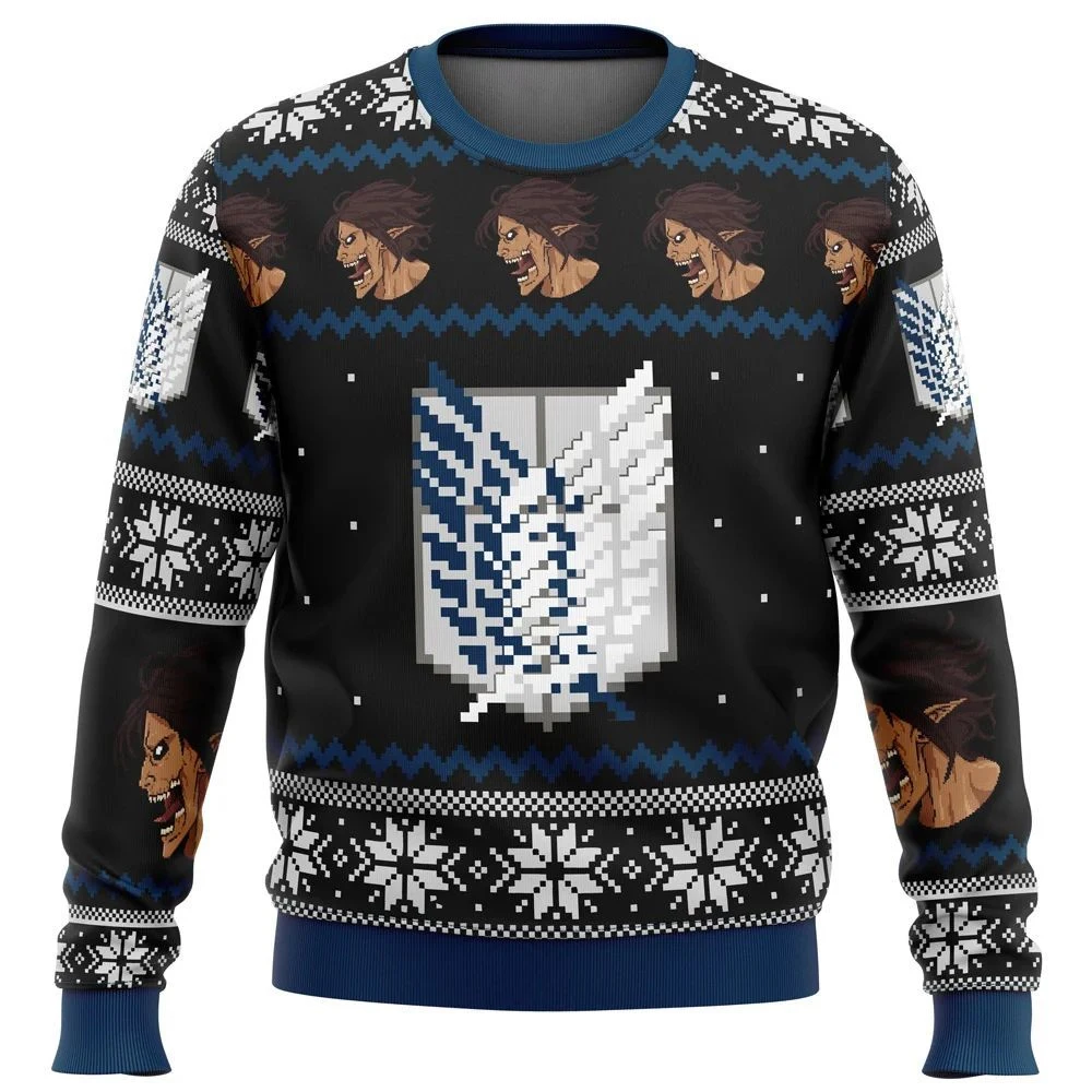 Logo Attack On Titan Ugly Christmas Sweater