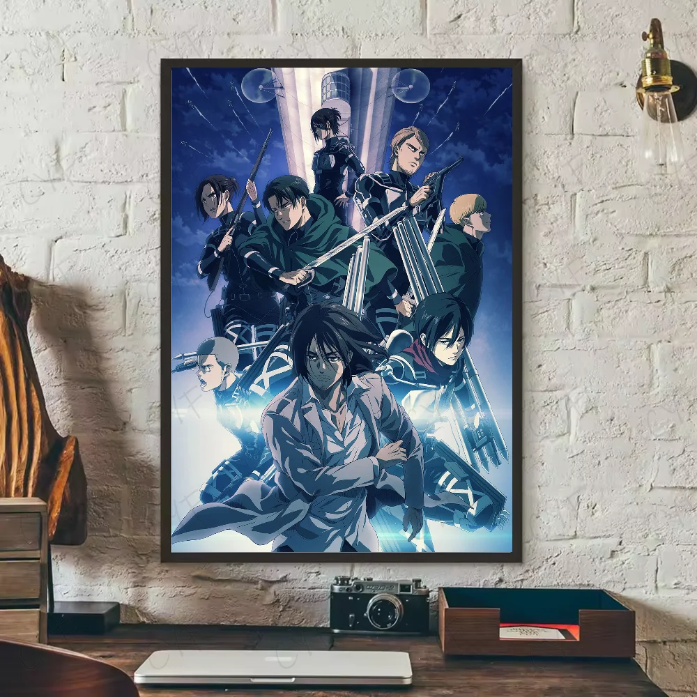 Attack On Titan Main Characters Wall Art
