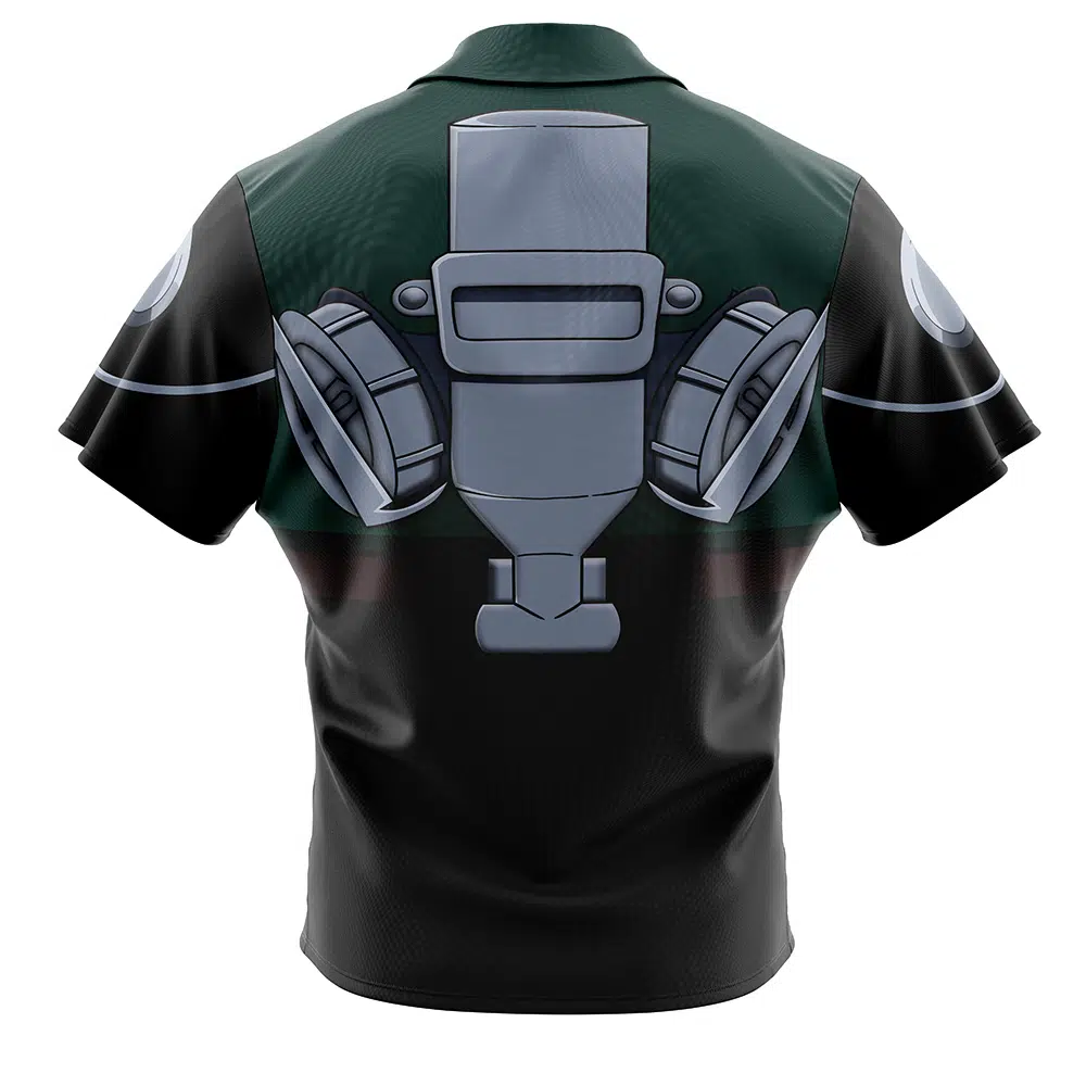 Yeagerist Attack on Titan Button Up Hawaiian Shirt - Image 2