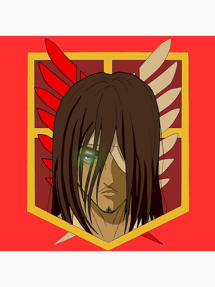 Eren Monster Anime Throw Pillow - Image 2