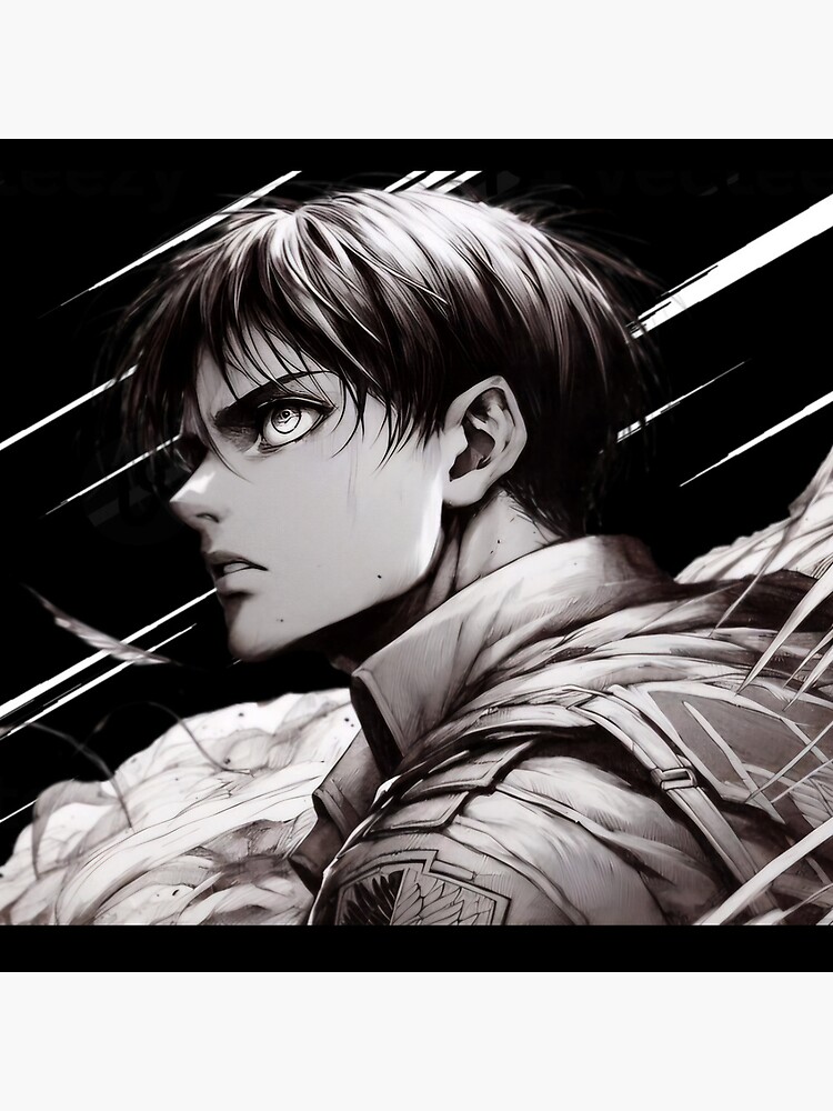 Eren Bandw Black Aand White Throw Pillow - Image 2