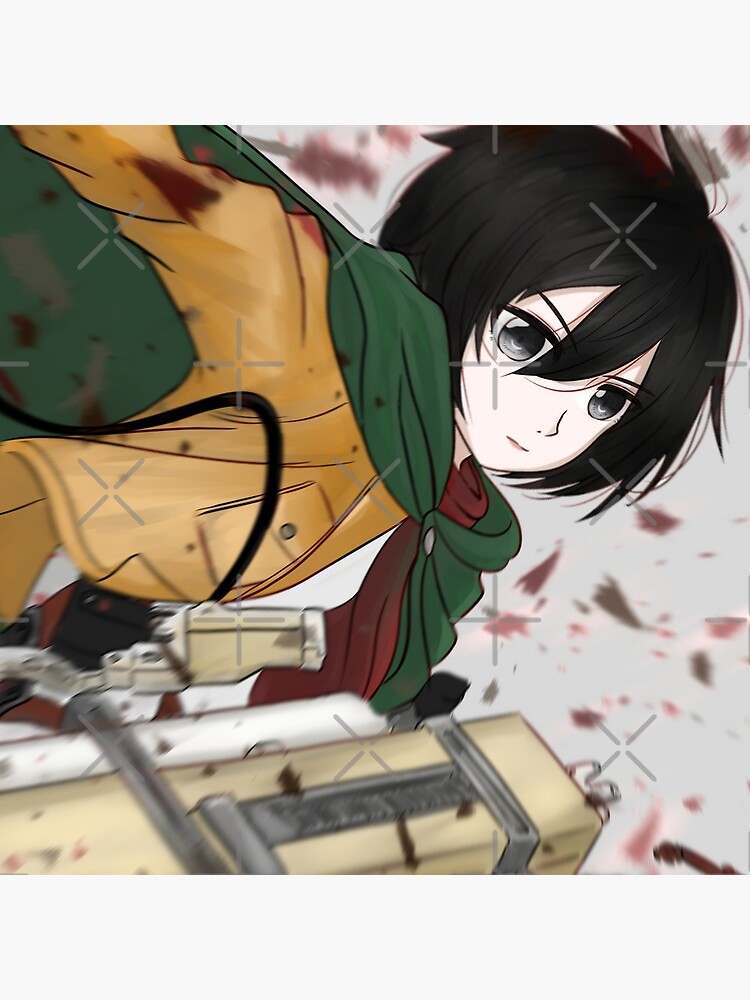 Cool Mikasa Throw Pillow - Image 2