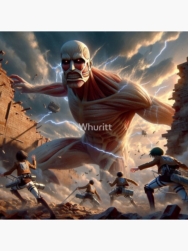 Titan Destroys Walls Throw Pillow - Image 2