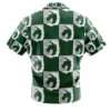 military Button Up Hawaiian Shirt back - Attack On Titan UK Shop