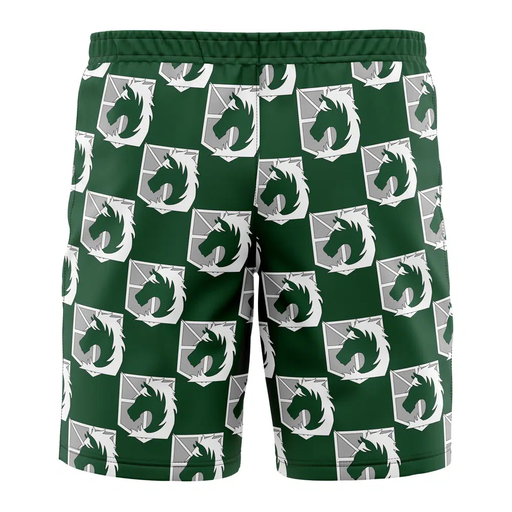 Military Police Attack on Titan Board Shorts Swim Trunks - Image 3