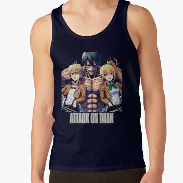 Attack Ontitan Survey Corps Titan Slayer Tank Top - Image 6