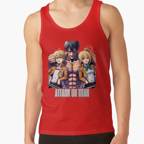 Attack Ontitan Survey Corps Titan Slayer Tank Top - Image 5