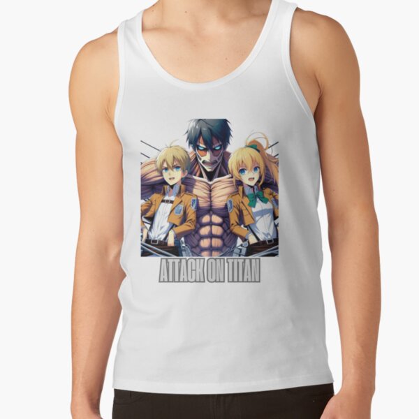 Attack Ontitan Survey Corps Titan Slayer Tank Top - Image 2