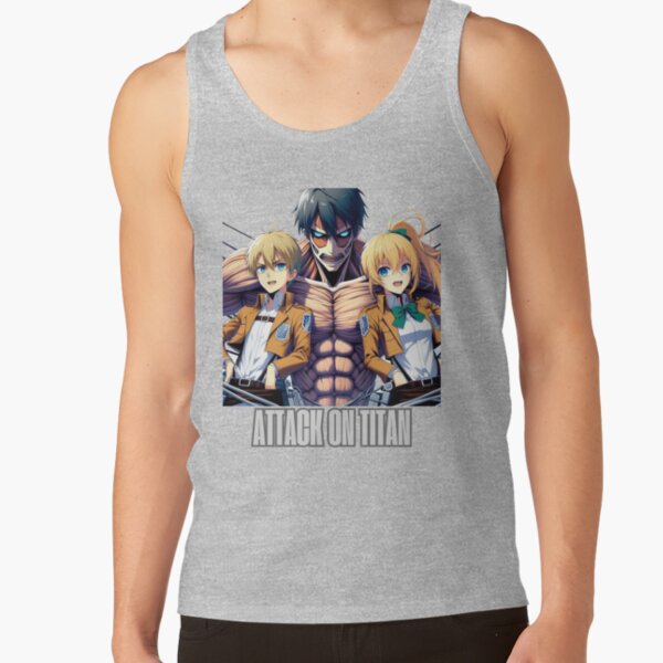 Attack Ontitan Survey Corps Titan Slayer Tank Top - Image 4