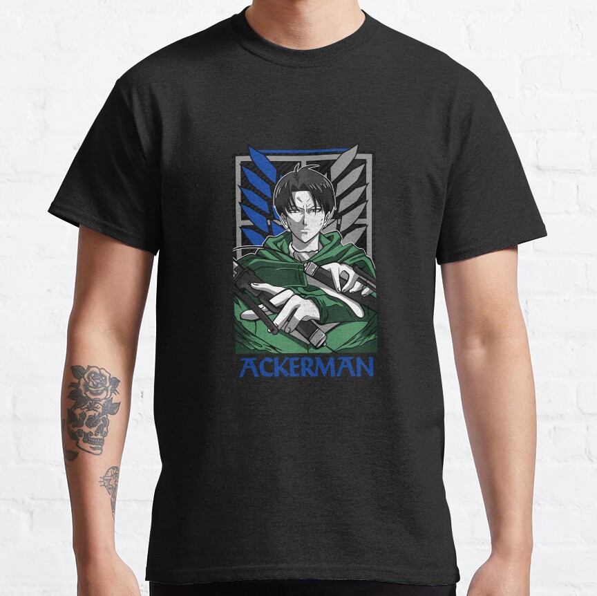 Aot Ackerman With Logo T-shirt