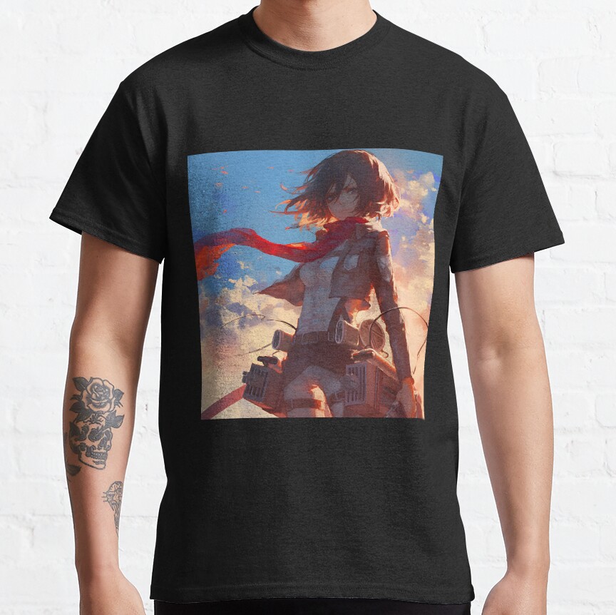 Cute Anime Girl Blade Wielding Guardian T-shirt - Image 2