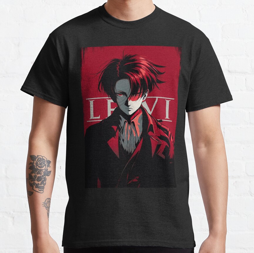 Levi Ackerman Attack On Titan Snk T-shirt - Image 2