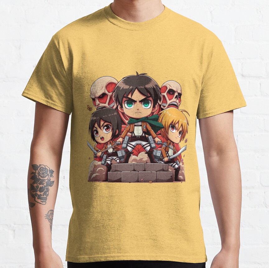 Cute Human Titans T-shirt - Image 7