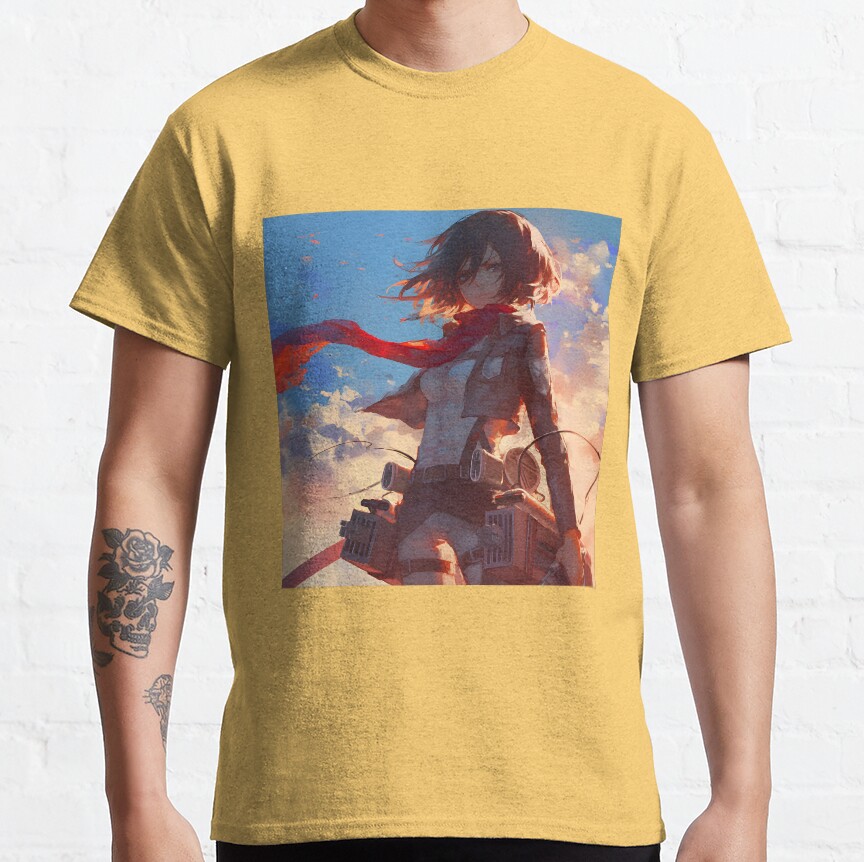 Cute Anime Girl Blade Wielding Guardian T-shirt - Image 7