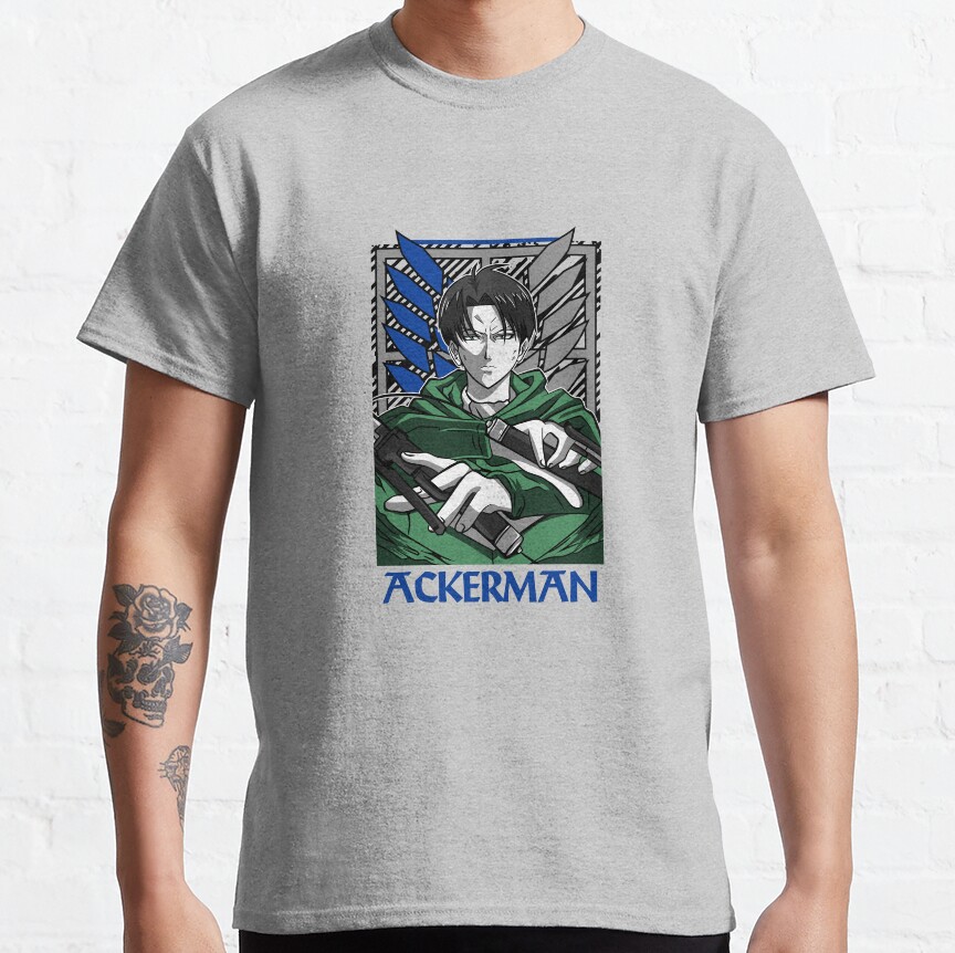 Aot Ackerman With Logo T-shirt - Image 4