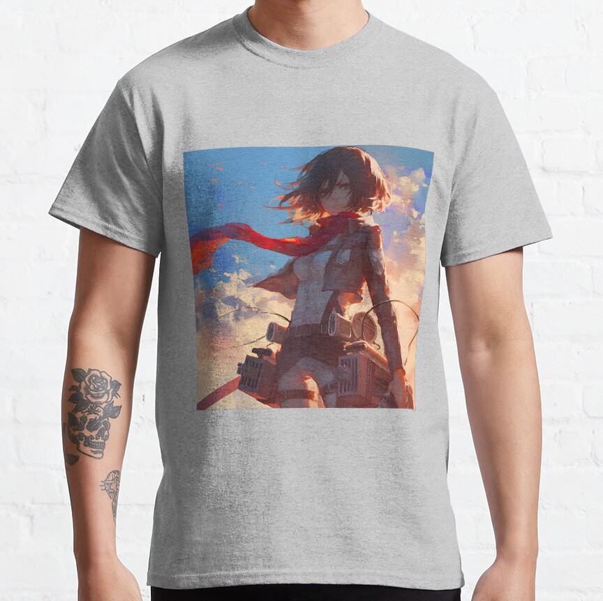 Cute Anime Girl Blade Wielding Guardian T-shirt - Image 4