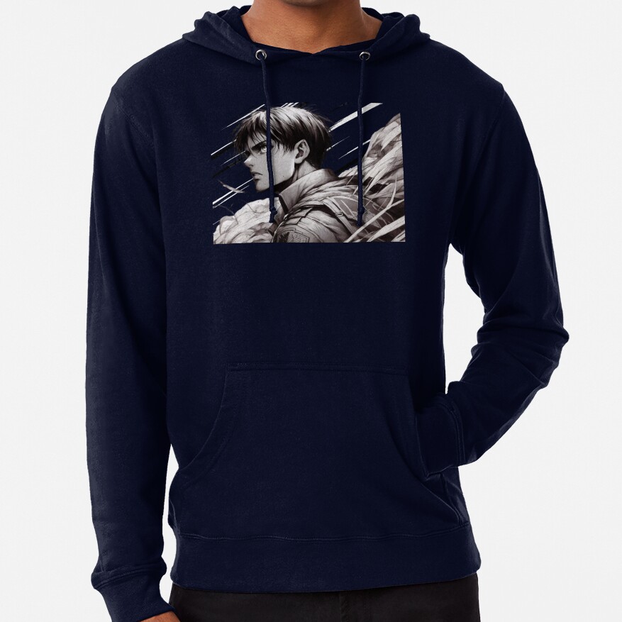 Eren Bandw Hoodie - Image 6