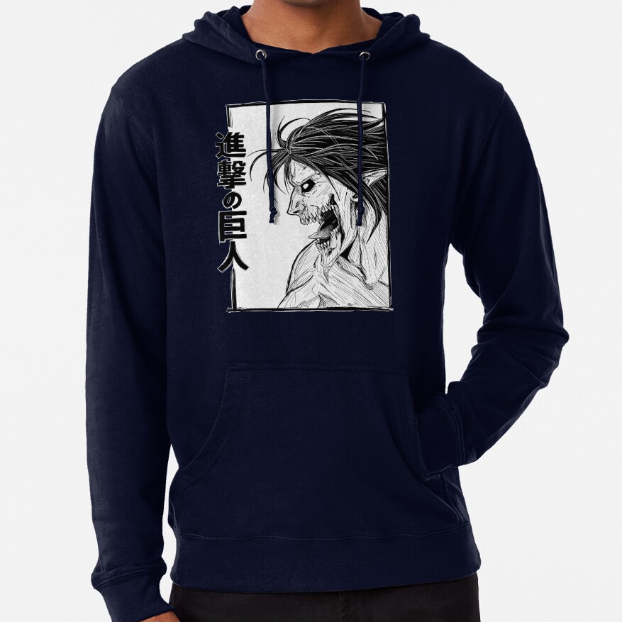 Attack Titan Retro Hoodie - Image 6