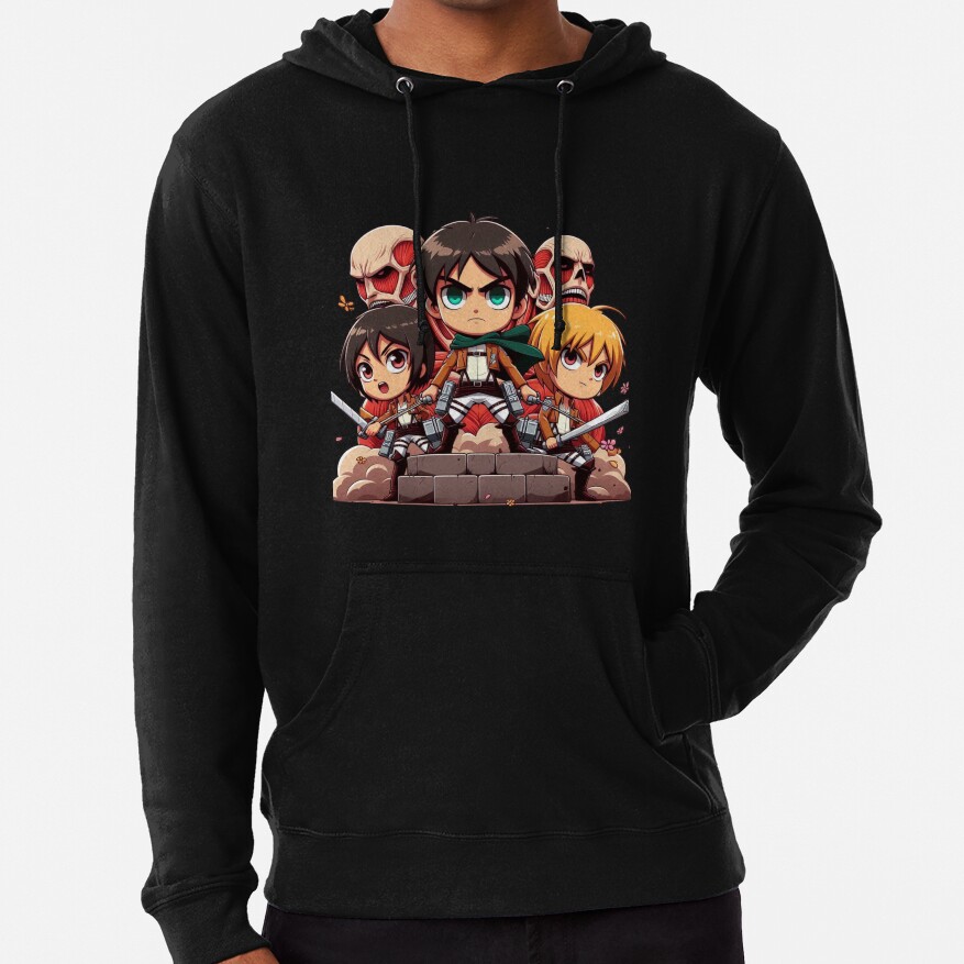 Cute Human Titans Hoodie - Image 4