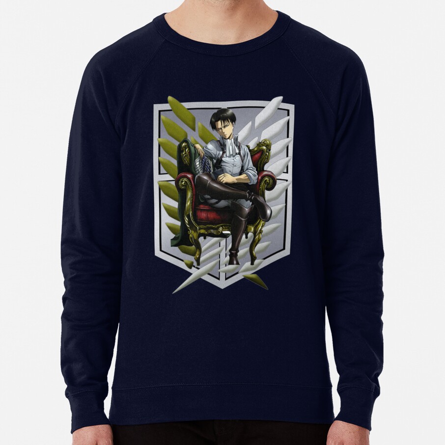 Classic Levi Aattack On Titan Essential Sweatshirt - Image 6