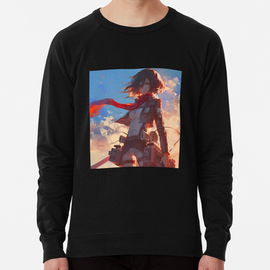 Cute Anime Girl Blade Wielding Guardian Sweatshirt - Image 2