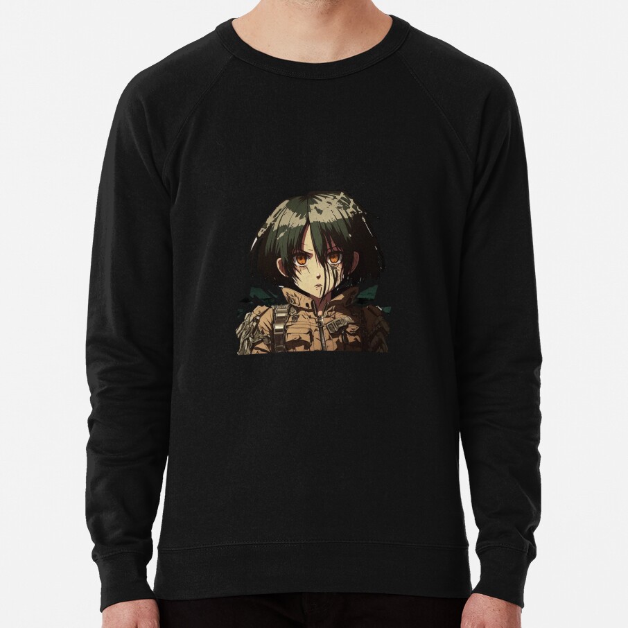 Determined Soldier Anime Sweatshirt - Image 2
