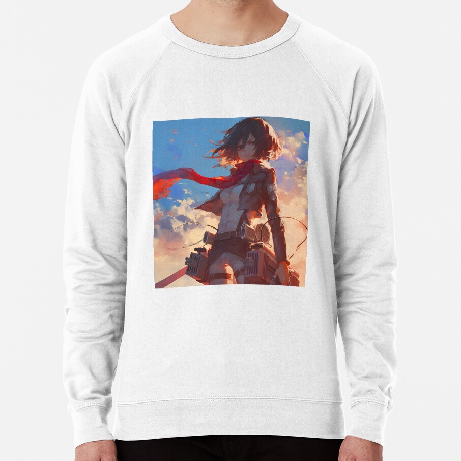 Cute Anime Girl Blade Wielding Guardian Sweatshirt