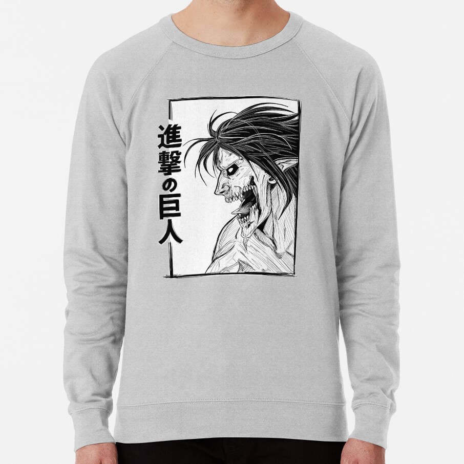 Attack Titan Retro Sweatshirt - Image 5