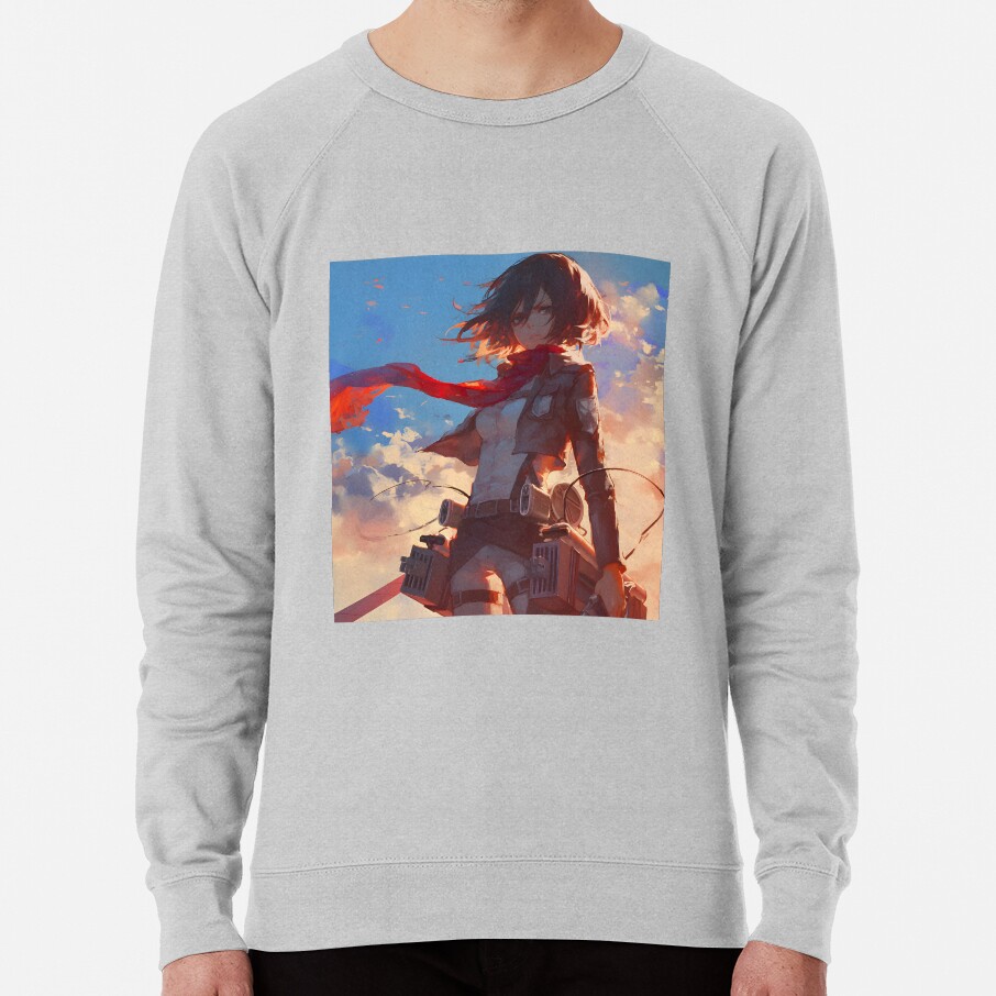 Cute Anime Girl Blade Wielding Guardian Sweatshirt - Image 5
