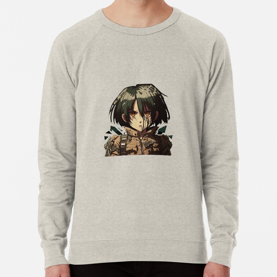 Determined Soldier Anime Sweatshirt - Image 4