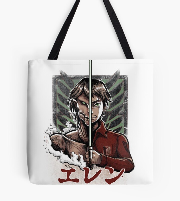Anime Attack On Titan Hot Tote Bag