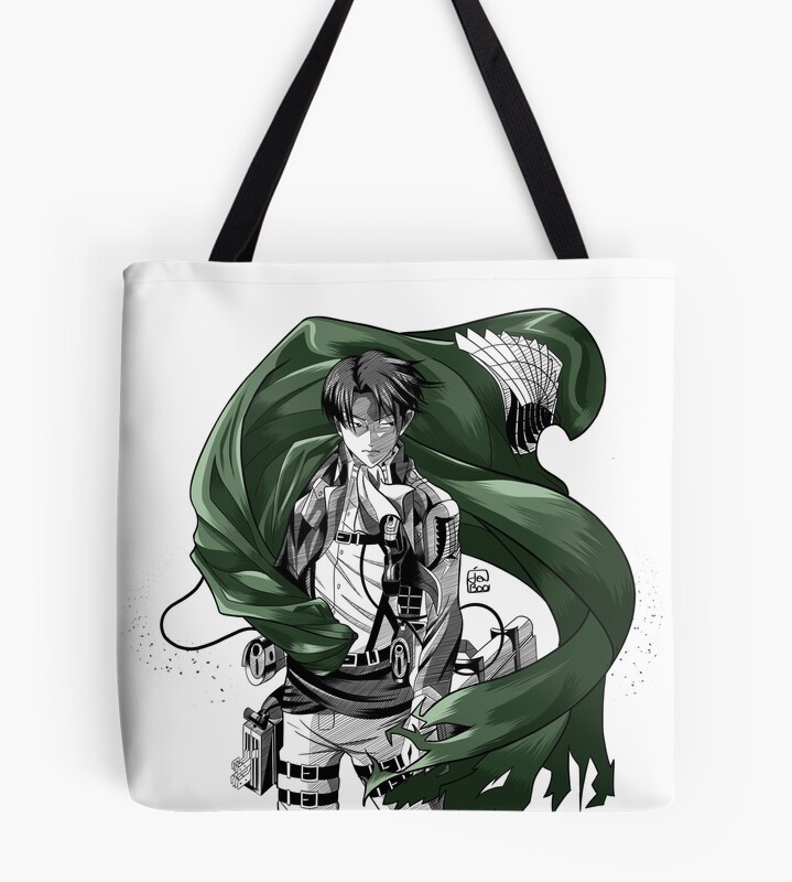 Levi Character Of Aot Tote Bag