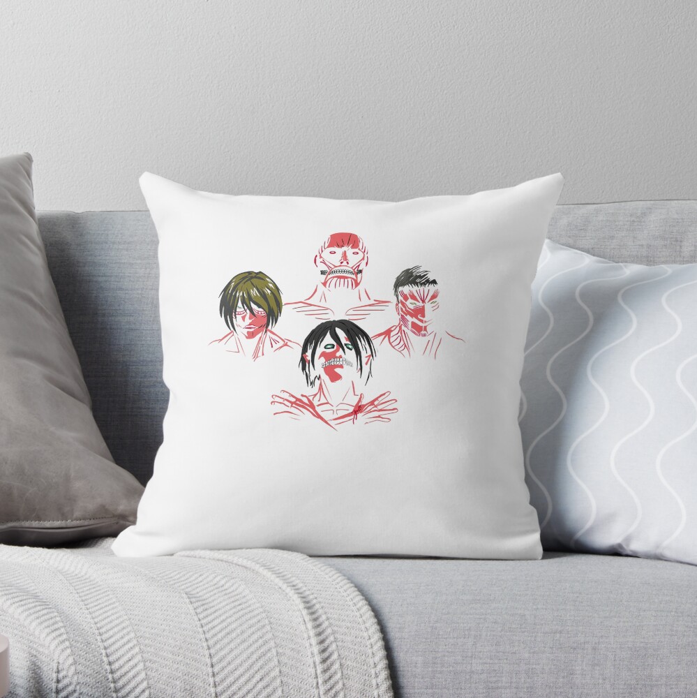 Vintage Arts Titan Rhapsody Cute Gun More Time Throw Pillow