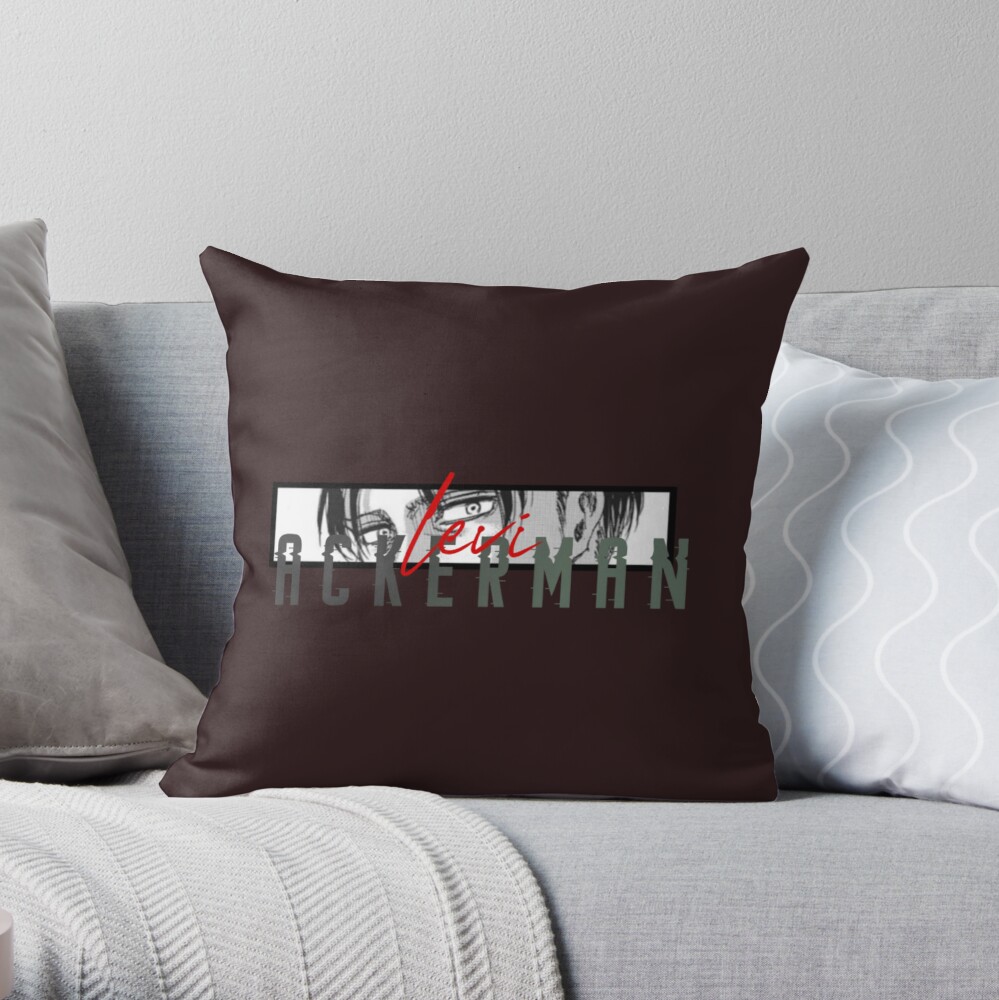 Levi Character From The Anime Attack On Titan Throw Pillow