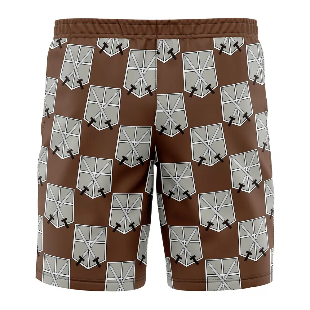 Training Corps Attack on Titan Board Shorts Swim Trunks - Image 3