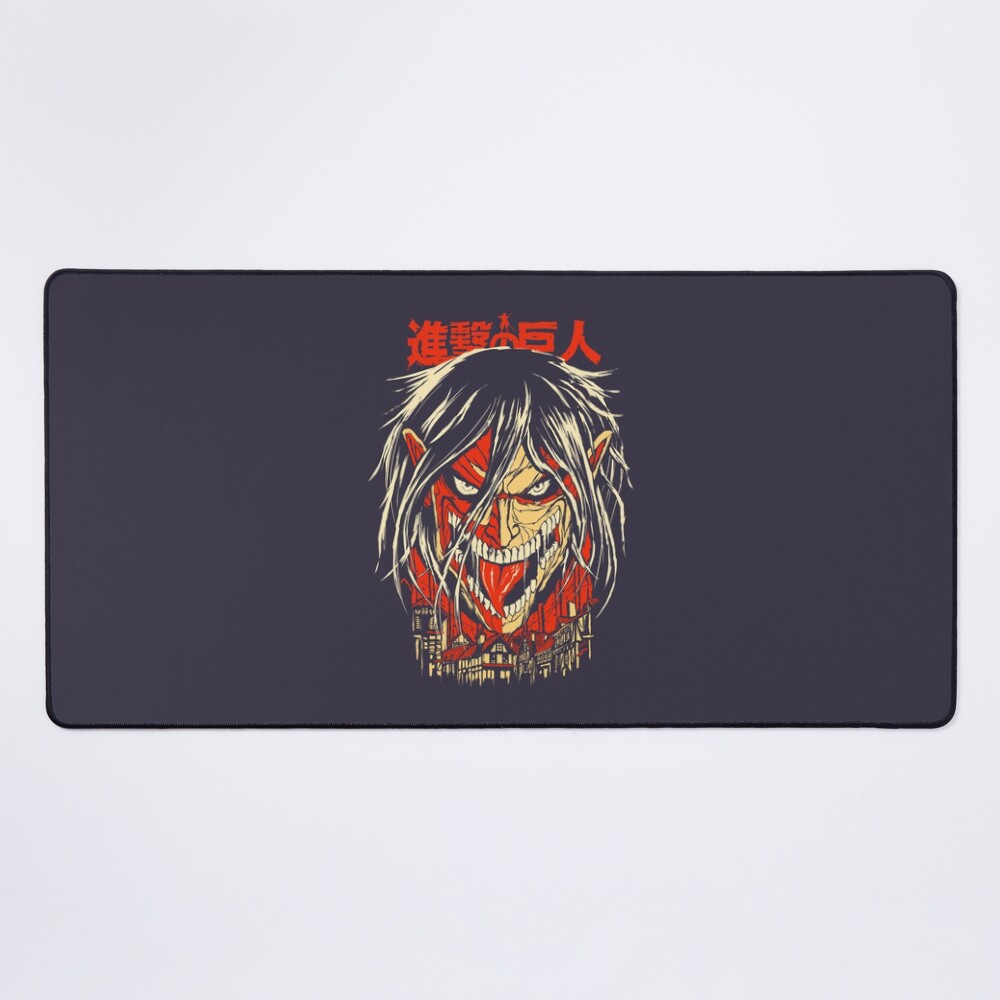 Vintage Retro Attack Titan Mouse Pad