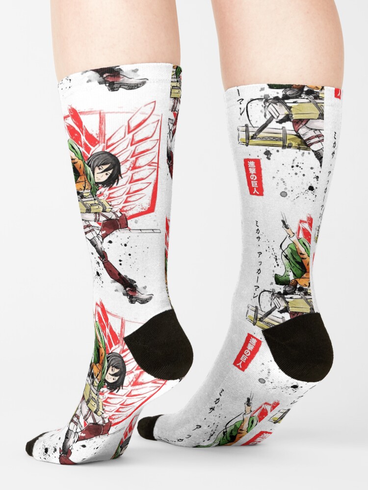 Soldier Mikasa T Shirt Socks - Image 2