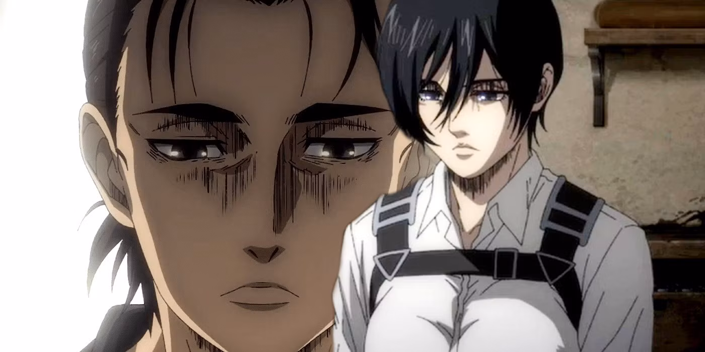 Eren and Mikasa in Attack on Titan 1 - Attack On Titan UK Shop