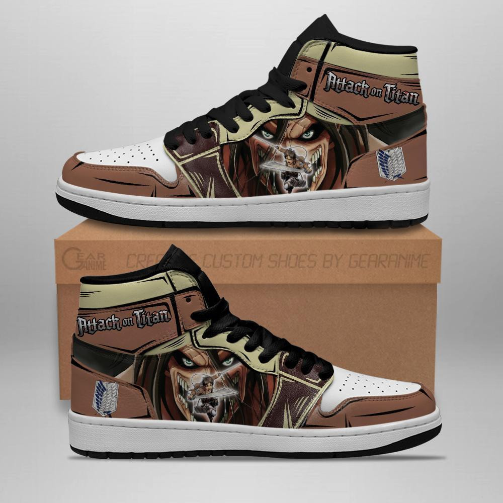 Eren Yeager High-Top Sneakers Mixed Titan - Image 2