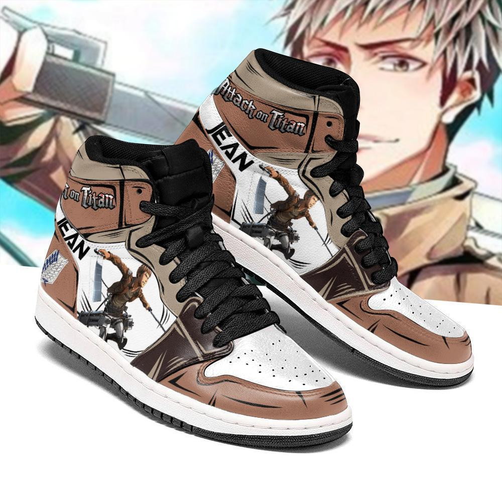 Jean Kirstein Custom High-Top Sneakers Shingeki - Image 2