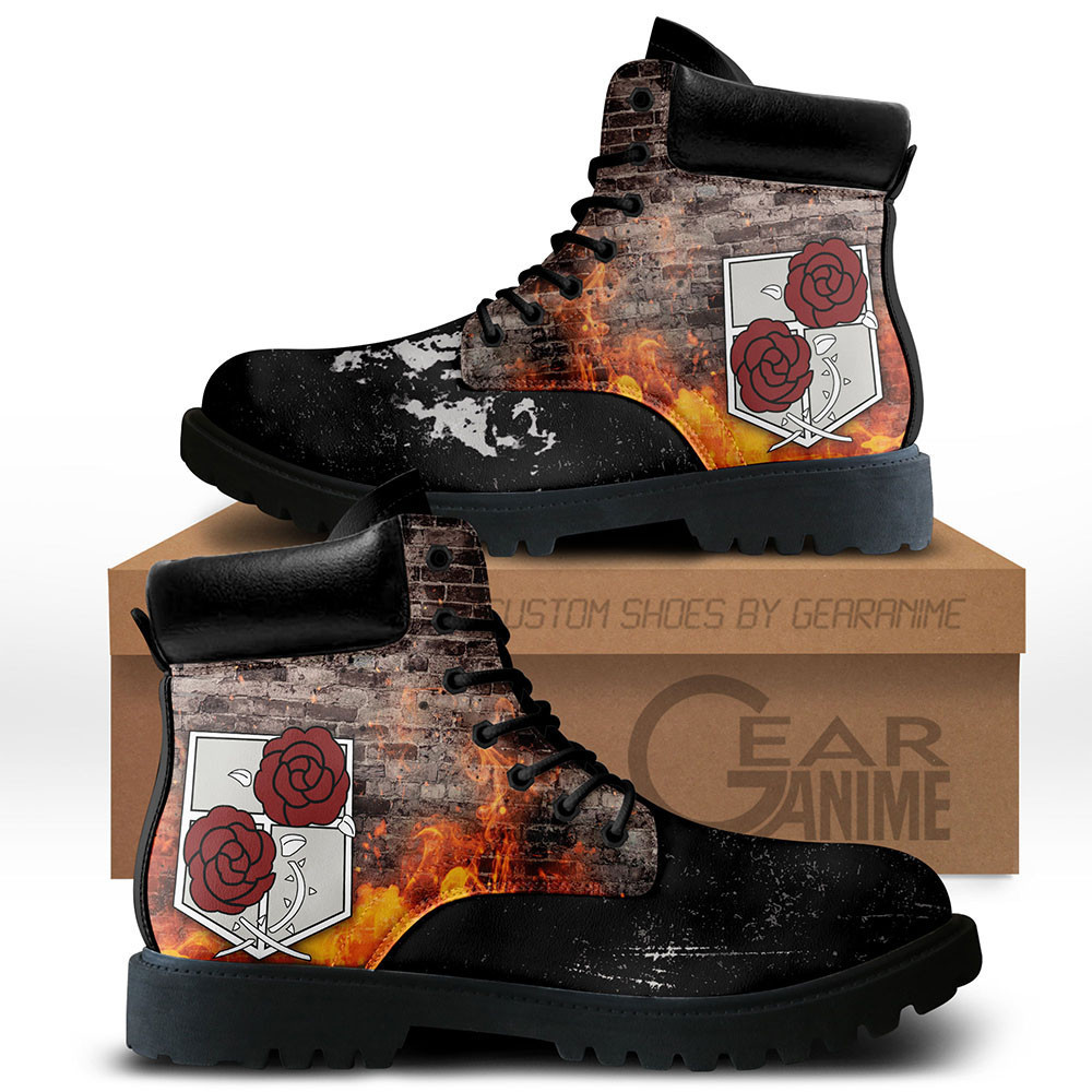 Shingeki Garrison Regiment Custom Combat Boots