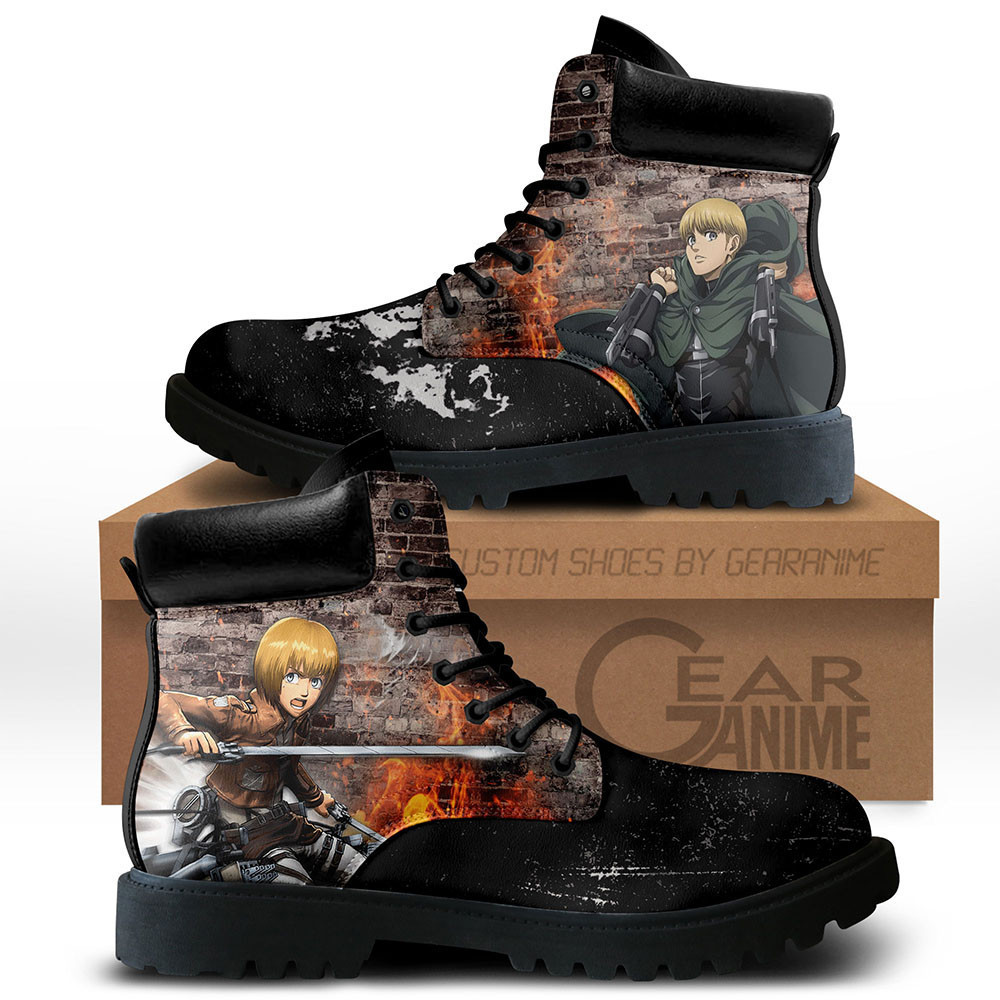 Shingeki Armin Arlert Custom Combat Boots